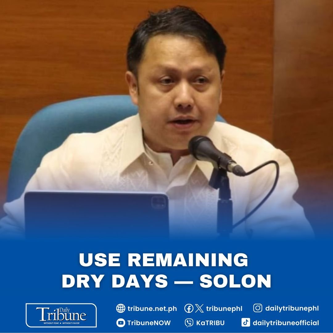Agencies with infrastructure and flood control projects should fully utilize the remaining days of the El Niño phenomeno…
