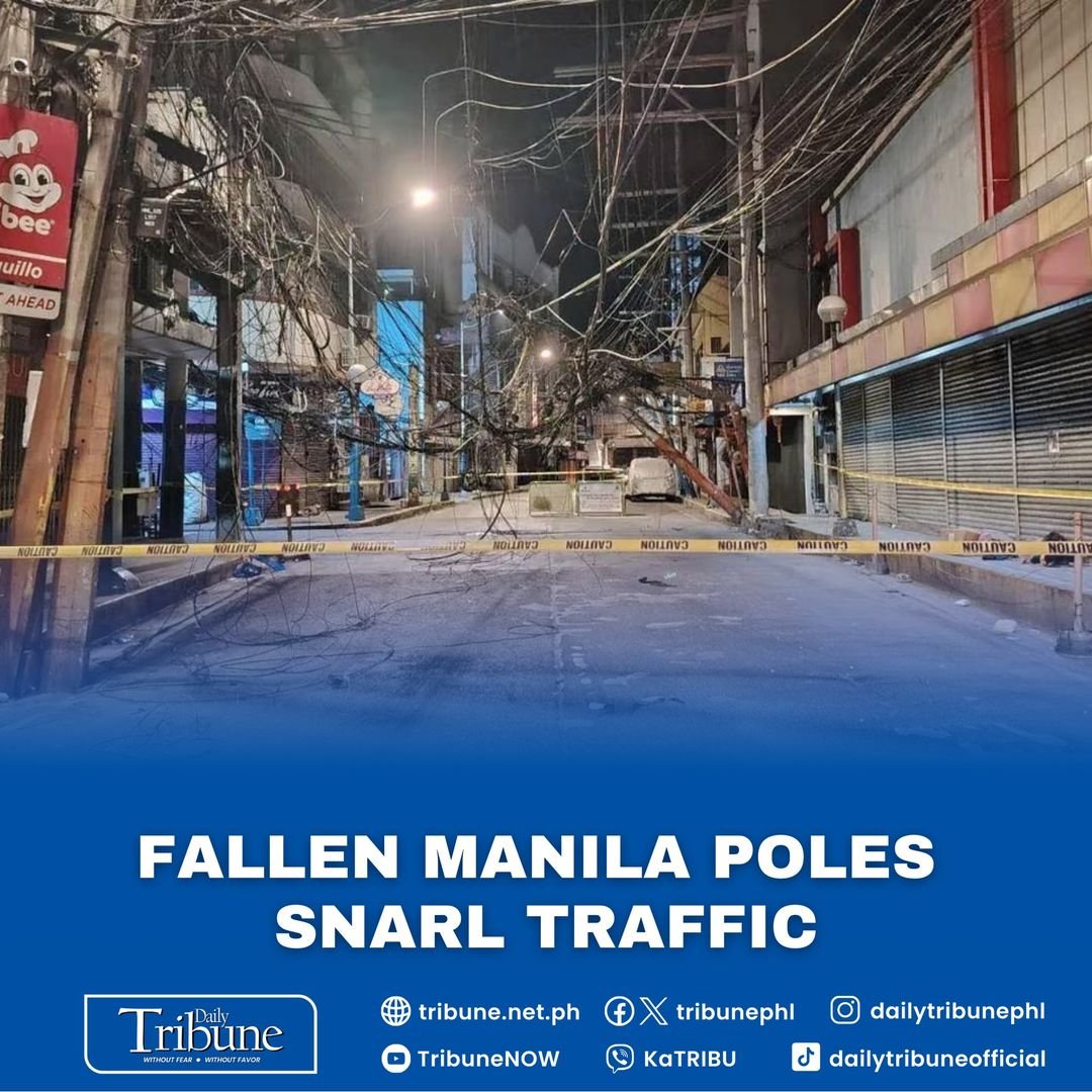 The road along Ronquillo Street in Sta. Cruz, Manila was temporarily closed over the weekend after a passing truck alleg…