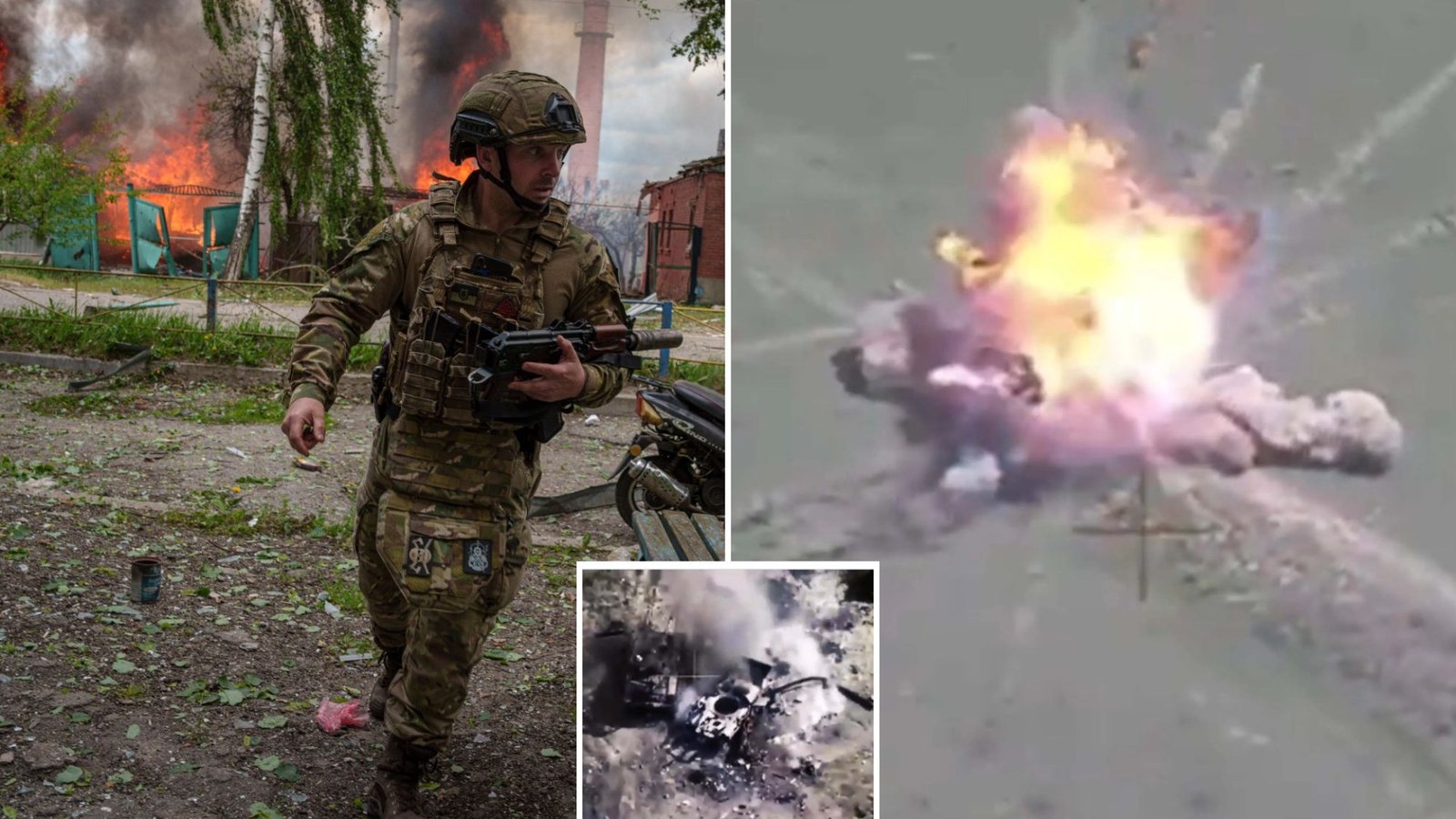 Putin suffers record losses with 1,740 troops killed in a DAY amid Kharkiv advance as vids show tanks go up in flames